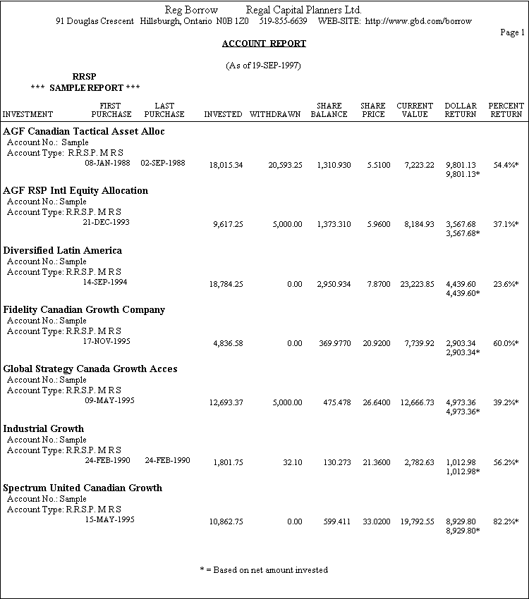 Sample Report